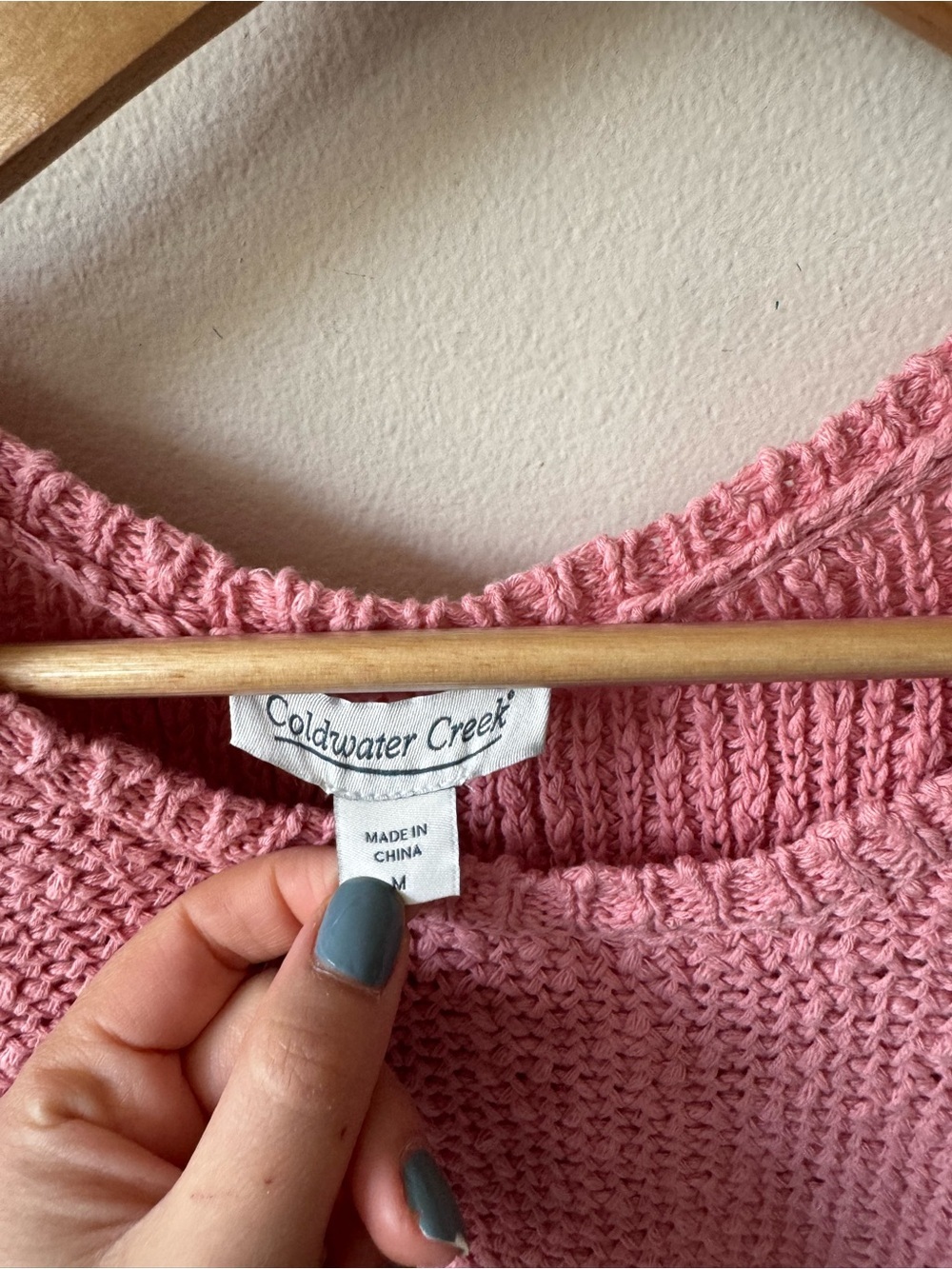 Coldwater Creek Dusty Rose Knit Tank - Picture 7 of 9